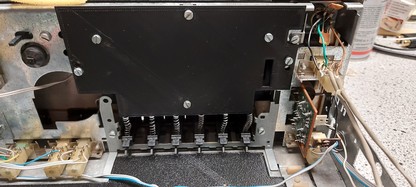 Aufnahme für Display und Tastensatz